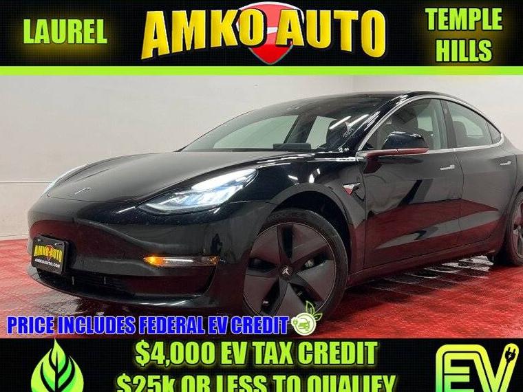 TESLA MODEL 3 2018 5YJ3E1EAXJF117951 image